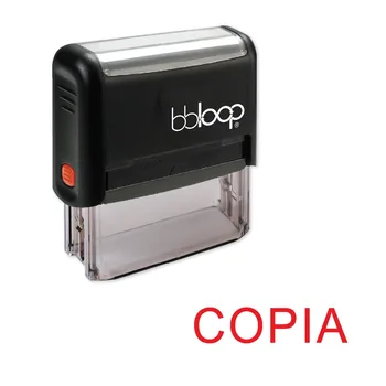 BBloop Spanish Language "COPIA" Self-Inking Stamp, Rectangular, Laser Engraved, RED
BBloop Spanish Language "COPIA" Self-Inking Stamp, Rectangular, Laser Engraved, RED