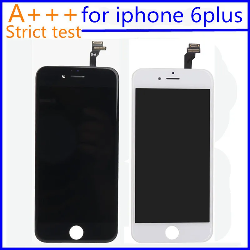 

AAA No Dead Pixel LCD Screen Replacement For iPhone 6plus 5.5 LCD Display Touch Digitizer Assembly DHL Free Shipping