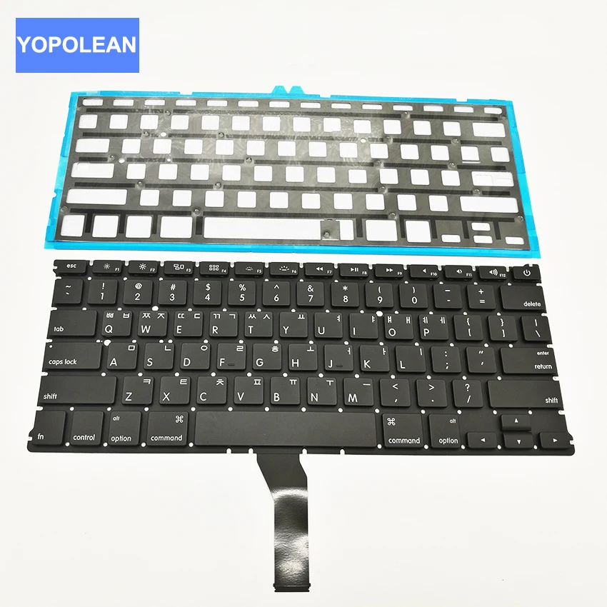 New For Macbook Air 13.3" A1466 A1369 Korea Korean Keyboard With Backlight 2011- 2015 Years
New For Macbook Air 13.3" A1466 A1369 Korea Korean Keyboard With Backlight 2011- 2015 Years