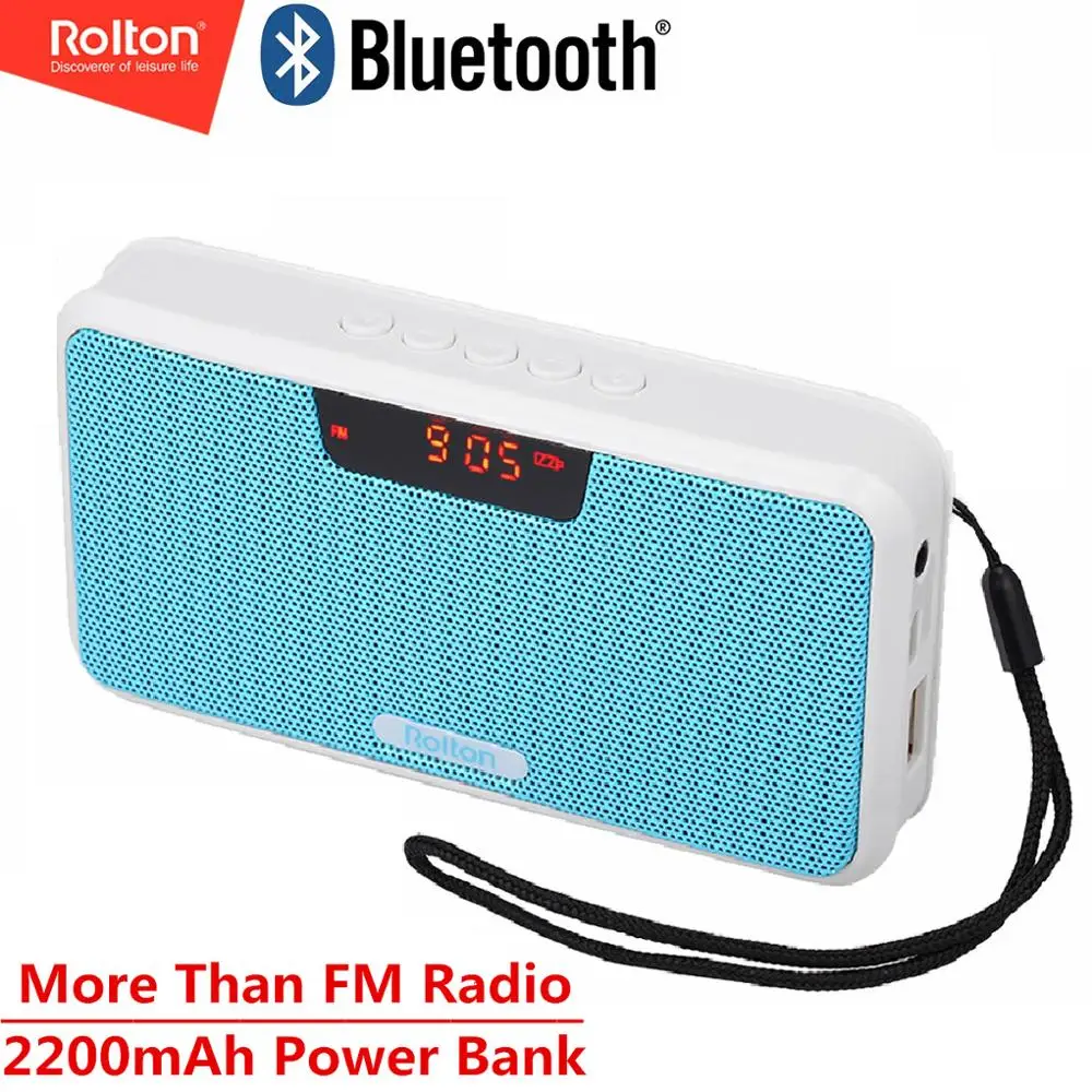 Power Bank FM Radio Rolton E300 Bluetooth Speaker Portable HiFi Stereo Wireless AM NOAA Radio Receiver Flashlight Rechargeable
Power Bank FM Radio Rolton E300 Bluetooth Speaker Portable HiFi Stereo Wireless AM NOAA Radio Receiver Flashlight Rechargeable
