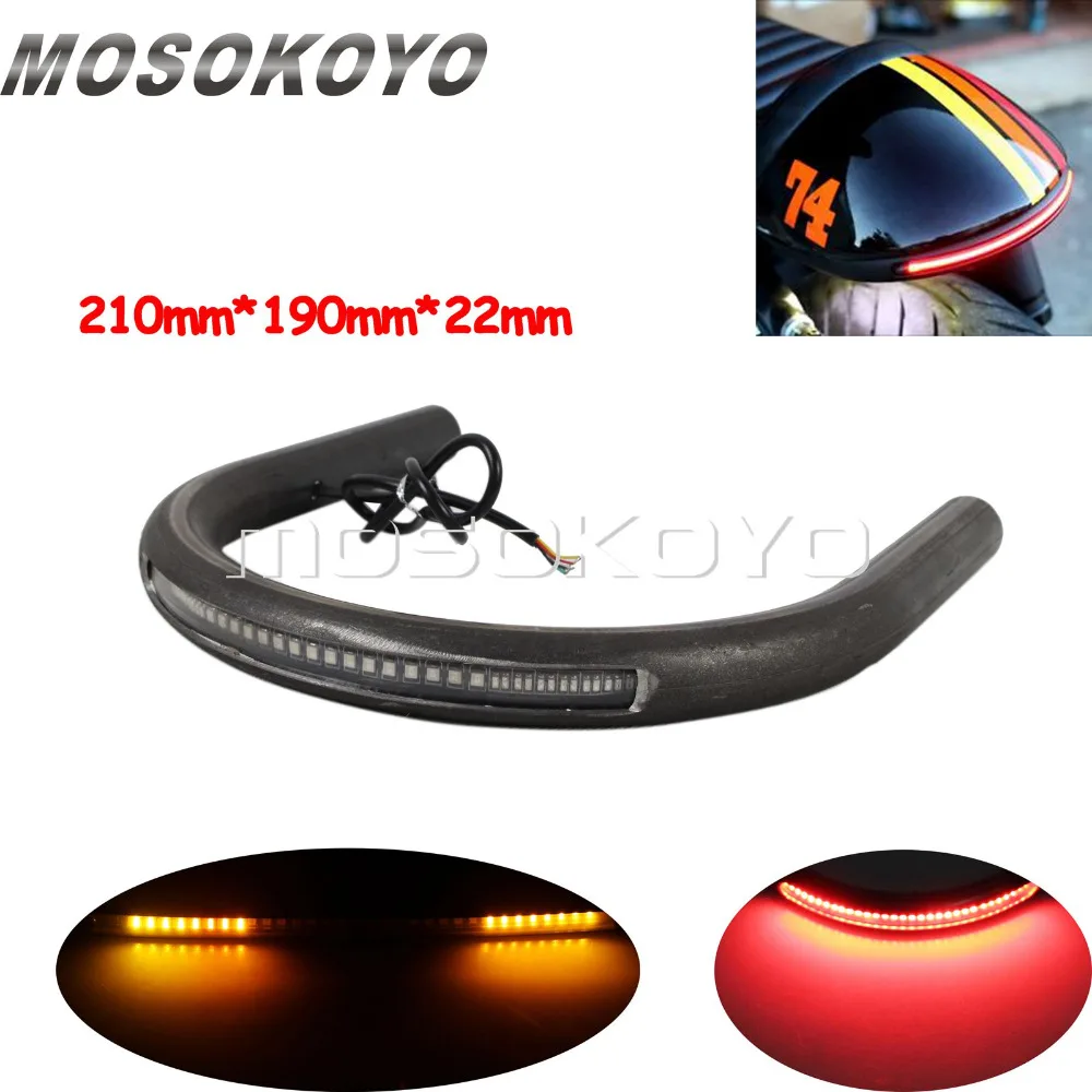 Modified 210mm Rear Seat Hoop Frame Loop Kit W/LED Tail Brake Turn Light for Honda Suzuki Yamaha Kawasaki Cafe Racer Scrambler
Modified 210mm Rear Seat Hoop Frame Loop Kit W/LED Tail Brake Turn Light for Honda Suzuki Yamaha Kawasaki Cafe Racer Scrambler