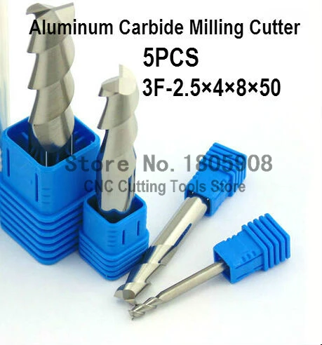 5PCS 3F-2.5*4*8*50 CNC tool tungsten alloy milling cutter special flat aluminum alloy cutter aluminum alloy milling cutter
5PCS 3F-2.5*4*8*50 CNC tool tungsten alloy milling cutter special flat aluminum alloy cutter aluminum alloy milling cutter