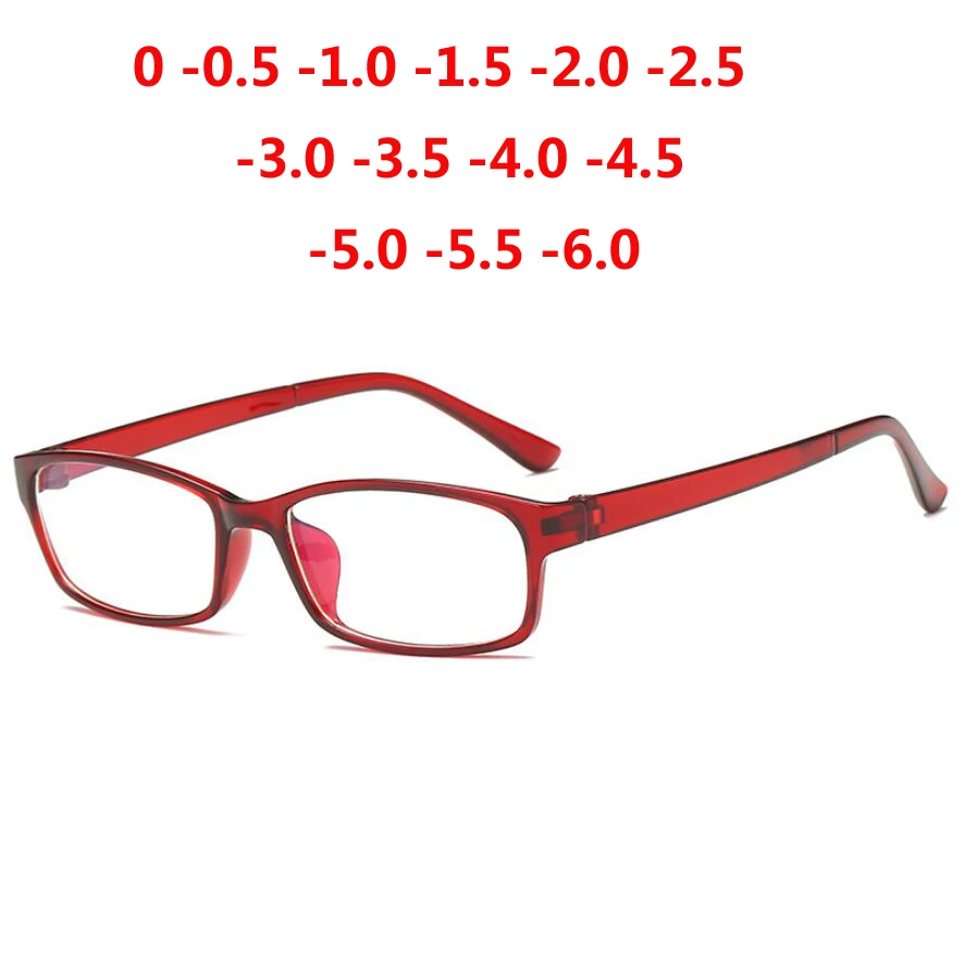 0 -1 -1.5 -2 -2.5 -3 -3.5 -4 -5 -6 Finished Myopia Glasses Men Short-sight Eyewear Red Frame Women Diopter Eyeglasses
0 -1 -1.5 -2 -2.5 -3 -3.5 -4 -5 -6 Finished Myopia Glasses Men Short-sight Eyewear Red Frame Women Diopter Eyeglasses