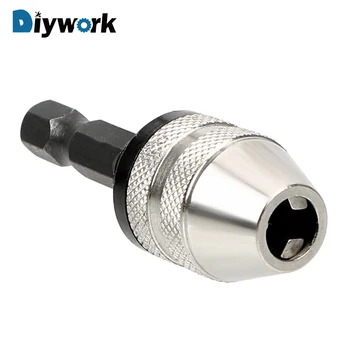 DIYWORK 1/4" Inch Drill Bit Chuck Quick Change Adapter Converter Hex Shank Tool 0.3-6.5mm Power Tool Accessories
DIYWORK 1/4" Inch Drill Bit Chuck Quick Change Adapter Converter Hex Shank Tool 0.3-6.5mm Power Tool Accessories