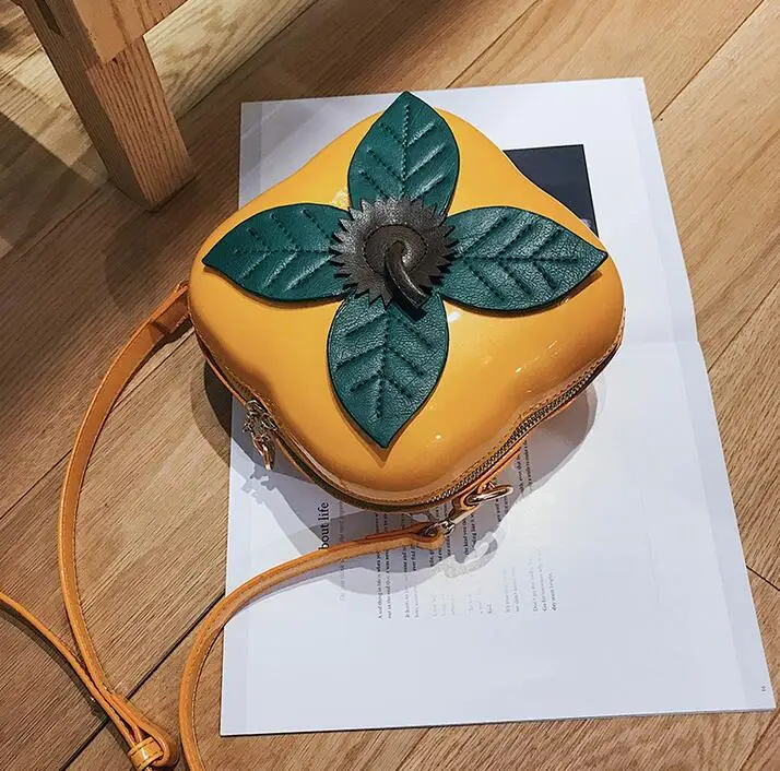 Persimmon shape green leave crash color ladies shoulder bag handbag purse red yellow women's crossbody bag
Persimmon shape green leave crash color ladies shoulder bag handbag purse red yellow women's crossbody bag
