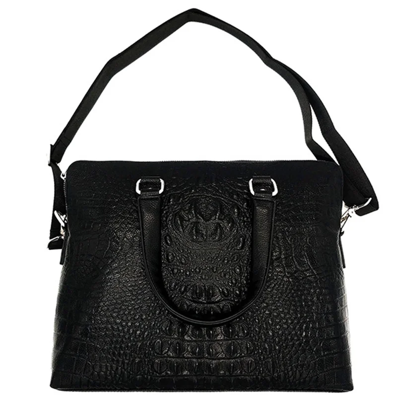 Double Zipper Mens Handbag Genuine Leather Crocodile Pattern Briefcase Men Shoulder Messenger Bag Cowhide Business Laptop Bag
Double Zipper Mens Handbag Genuine Leather Crocodile Pattern Briefcase Men Shoulder Messenger Bag Cowhide Business Laptop Bag