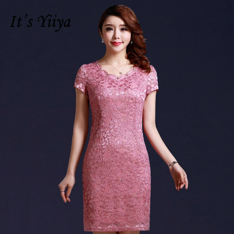 It's Yiiya Mother of the Bride Dresses Plus Size Short Sleeve Lace Vintage A-Line Fashion Designer Elegant Mother Dress M043
It's Yiiya Mother of the Bride Dresses Plus Size Short Sleeve Lace Vintage A-Line Fashion Designer Elegant Mother Dress M043