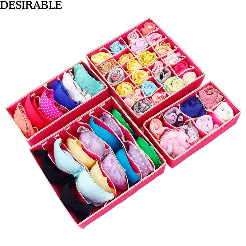 Underwear Bra Organizer Storage Box Drawer Closet Organizers Boxes For Scarfs Bra tie Socks practical the storage box 4 Pcs/sets
Underwear Bra Organizer Storage Box Drawer Closet Organizers Boxes For Scarfs Bra tie Socks practical the storage box 4 Pcs/sets