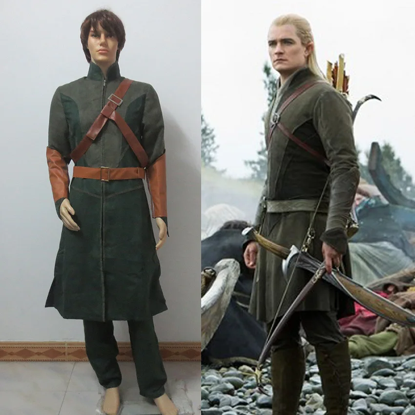Hot Game Anime Movie The Hobbit Legolas Uniform Clothing Cosplay Costume Daily Coat Full Set
Hot Game Anime Movie The Hobbit Legolas Uniform Clothing Cosplay Costume Daily Coat Full Set