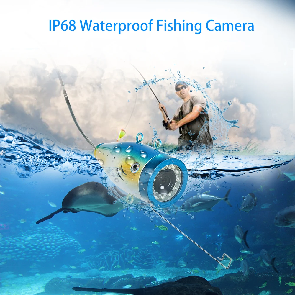Fish Finder Underwater Camera With 7'' LCD Video Monitor 1000TVL HD 15M Fishing Camera For Ice/Sea/River Fishing Portable
Fish Finder Underwater Camera With 7'' LCD Video Monitor 1000TVL HD 15M Fishing Camera For Ice/Sea/River Fishing Portable