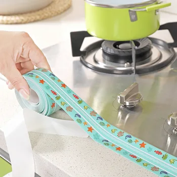 38*3200mm Double Crease Anti-mildew Adhesive Tape Acrylic Seam Patch Household Sewing Patch Cuttable Sink Waterproof Patch
38*3200mm Double Crease Anti-mildew Adhesive Tape Acrylic Seam Patch Household Sewing Patch Cuttable Sink Waterproof Patch