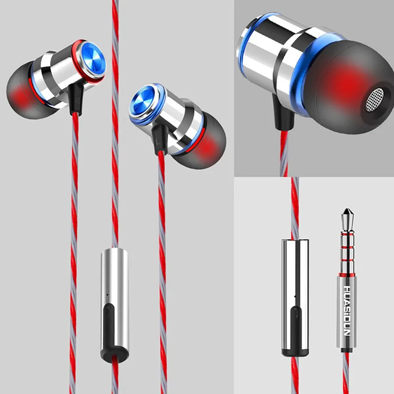 ANJIRUI 3.5 mm jack speaker metal earphone in-ear smart universal mobile phone headset karaoke game earbuds P21
ANJIRUI 3.5 mm jack speaker metal earphone in-ear smart universal mobile phone headset karaoke game earbuds P21