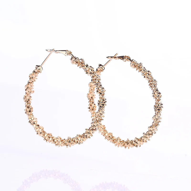 Fashion Ruond Circle Hoop Earrings Alloy Metal Twisted Simple Trendy Jewelry for Women
Fashion Ruond Circle Hoop Earrings Alloy Metal Twisted Simple Trendy Jewelry for Women