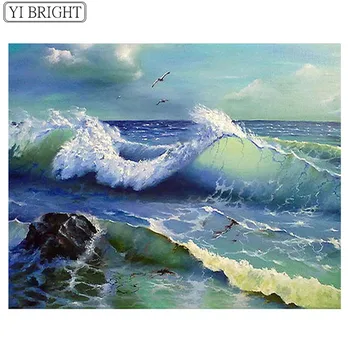 5D DIY Diamond Painting Cross Stitch Sea Waves Home Decor Full Square Rhinestone Mosaic Diamond Embroidery XY1
5D DIY Diamond Painting Cross Stitch Sea Waves Home Decor Full Square Rhinestone Mosaic Diamond Embroidery XY1