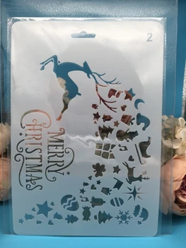 A4 Deer Merry Christmas DIY Craft Layering Stencils Wall Paint Scrapbook Stamp Embossing Album Decorative Card Template
A4 Deer Merry Christmas DIY Craft Layering Stencils Wall Paint Scrapbook Stamp Embossing Album Decorative Card Template