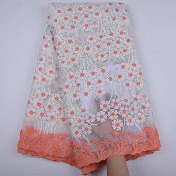 Nigerian French Lace Fabrics High Quality French Tulle Lace Fabric For Women African Embroidery Net Lace 5 Yards A1313
Nigerian French Lace Fabrics High Quality French Tulle Lace Fabric For Women African Embroidery Net Lace 5 Yards A1313