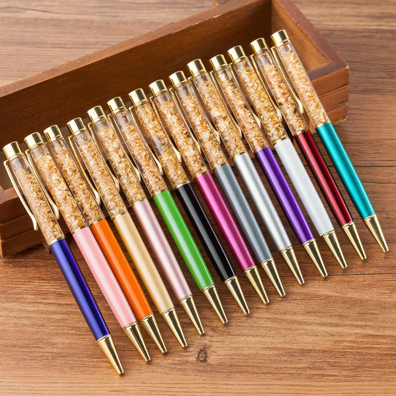 14 Colors Colorful Crystal Ballpoint pen Gold Metal Clip Signing Writing Stationery for Office & School Marking pen Black Refill
14 Colors Colorful Crystal Ballpoint pen Gold Metal Clip Signing Writing Stationery for Office & School Marking pen Black Refill
