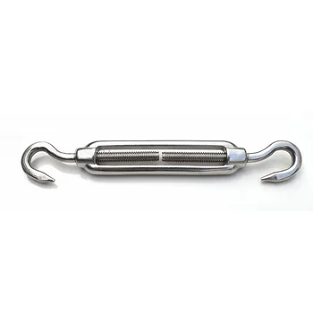 2PCS/LOT 304 Stainless Steel M102Hook-Hook Turnbuckle Adjust Chain Rigging Adjustable Wire Rope Tensioners
2PCS/LOT 304 Stainless Steel M102Hook-Hook Turnbuckle Adjust Chain Rigging Adjustable Wire Rope Tensioners