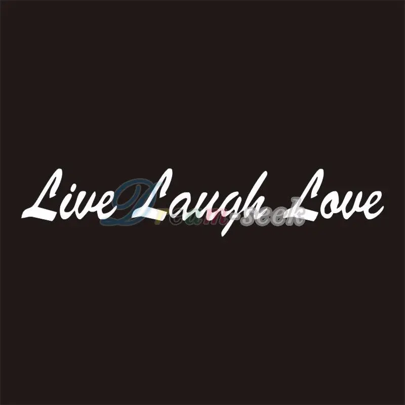 Фото Live Laugh Love Quote Motto Vinyl Removable Funny Drift Car Window Sticker Decal | Автомобили и мотоциклы