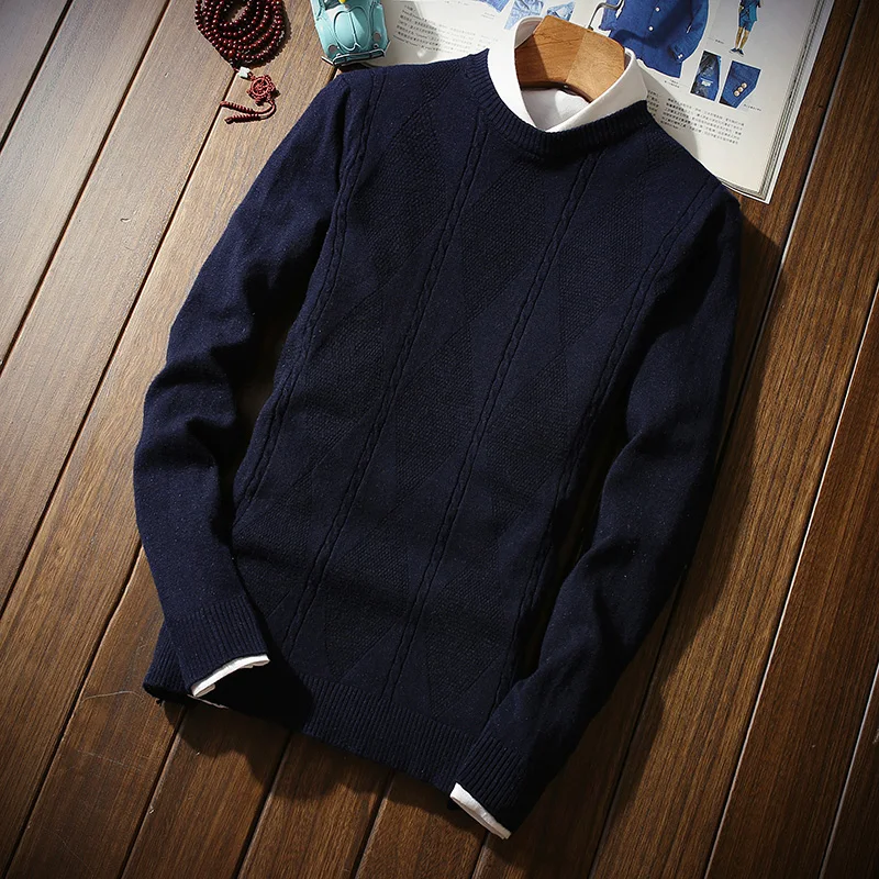 Winter 4-color Men's Long-sleeved Sweaters Size S-3XL Pure Color Round Neck Sweater Male Pullover
Winter 4-color Men's Long-sleeved Sweaters Size S-3XL Pure Color Round Neck Sweater Male Pullover