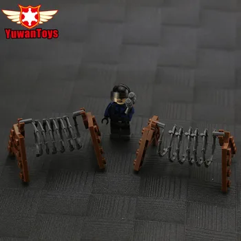 Military Weapon Pack Fence MOC Barrier Building Blocks Weapon Army Mini Rail Fence SWAT City Police Toy For Children
Military Weapon Pack Fence MOC Barrier Building Blocks Weapon Army Mini Rail Fence SWAT City Police Toy For Children