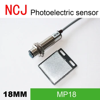 Cylindrical Retro-Reflective with MSR function photoelectric sensor MP18 series NPN PNP DC AC
Cylindrical Retro-Reflective with MSR function photoelectric sensor MP18 series NPN PNP DC AC