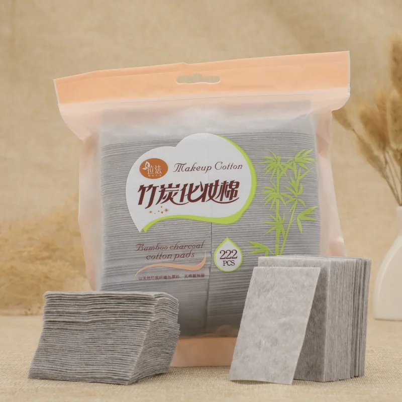 222pcs Boxed Bamboo Charcoal Makeup Cotton Pads Double-sided Disposable Facial Cleaning Cotton Portable Make Up Cotton Piece
222pcs Boxed Bamboo Charcoal Makeup Cotton Pads Double-sided Disposable Facial Cleaning Cotton Portable Make Up Cotton Piece