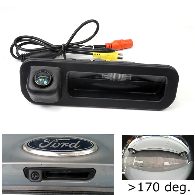 180deg CCD HD car rear view camera for Ford focus hatchback sedan focus 2 focus 3 2012 2013 trunk handle camera Dynamic track
180deg CCD HD car rear view camera for Ford focus hatchback sedan focus 2 focus 3 2012 2013 trunk handle camera Dynamic track