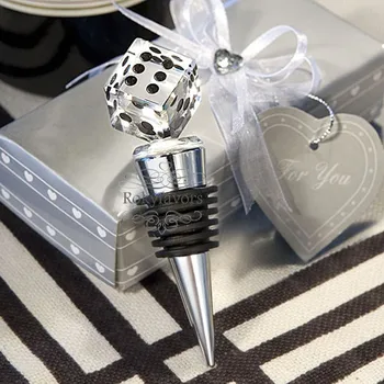 100PCS Las-Vegas Themed Crystal Dice Wine Bottle Stopper Wedding Favors Bridal Shower Anniversary Gifts Event Party Giveaways
100PCS Las-Vegas Themed Crystal Dice Wine Bottle Stopper Wedding Favors Bridal Shower Anniversary Gifts Event Party Giveaways