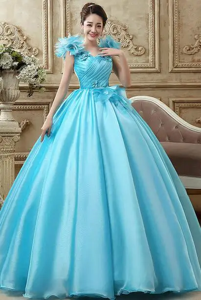 Adults Cinderella Blue Dresses Princess Ball Cosplay Costume For Halloween Fancy Party Stage Performance
Adults Cinderella Blue Dresses Princess Ball Cosplay Costume For Halloween Fancy Party Stage Performance