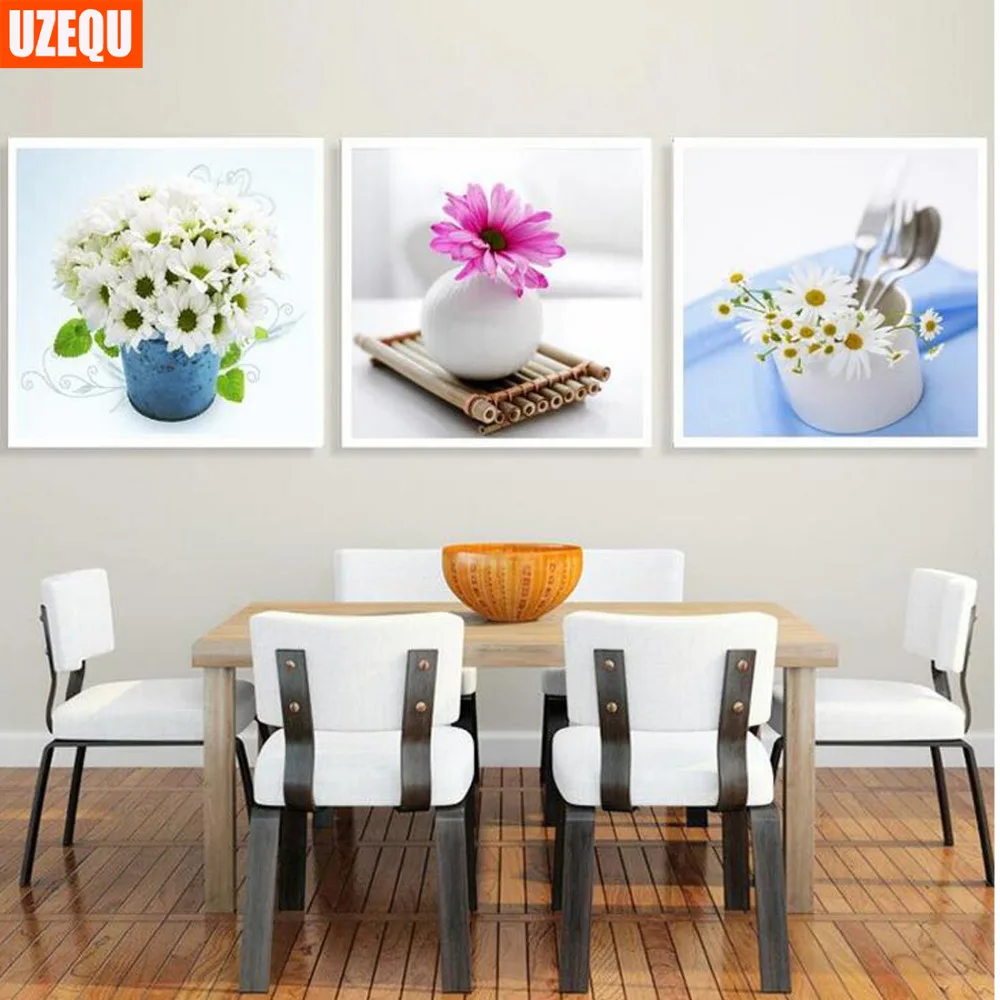 UzeQu Triptych 5D DIY Diamond Painting Cross Stitch Flower Calla Lily Diamond Embroidery Full Round Mosaic Painting Rhinestones
UzeQu Triptych 5D DIY Diamond Painting Cross Stitch Flower Calla Lily Diamond Embroidery Full Round Mosaic Painting Rhinestones