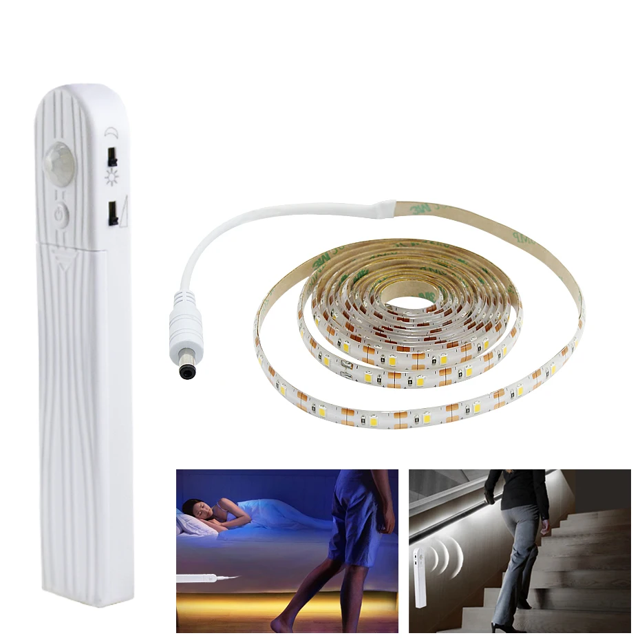 AAA battery Motion Sensor LED Strip Smart Turn On/Off 5V Waterproof USB Led Strip Lights Led Ribbon TV Backlight Diode Tape
AAA battery Motion Sensor LED Strip Smart Turn On/Off 5V Waterproof USB Led Strip Lights Led Ribbon TV Backlight Diode Tape