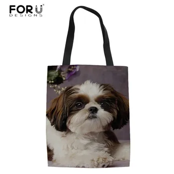 FORUDESIGNS Fashion Women Linen Tote Bags Yorkshire Terrier 3D Print Mom Eco Shopping Bag Students Girls School Handbags Folding
FORUDESIGNS Fashion Women Linen Tote Bags Yorkshire Terrier 3D Print Mom Eco Shopping Bag Students Girls School Handbags Folding