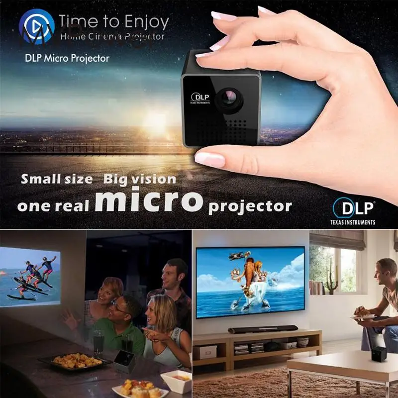 30 Lumens Mini LED Projector DLP P1 Home Movie Theater 1080P Mobile Phone with Screen Function Home Theater System
30 Lumens Mini LED Projector DLP P1 Home Movie Theater 1080P Mobile Phone with Screen Function Home Theater System