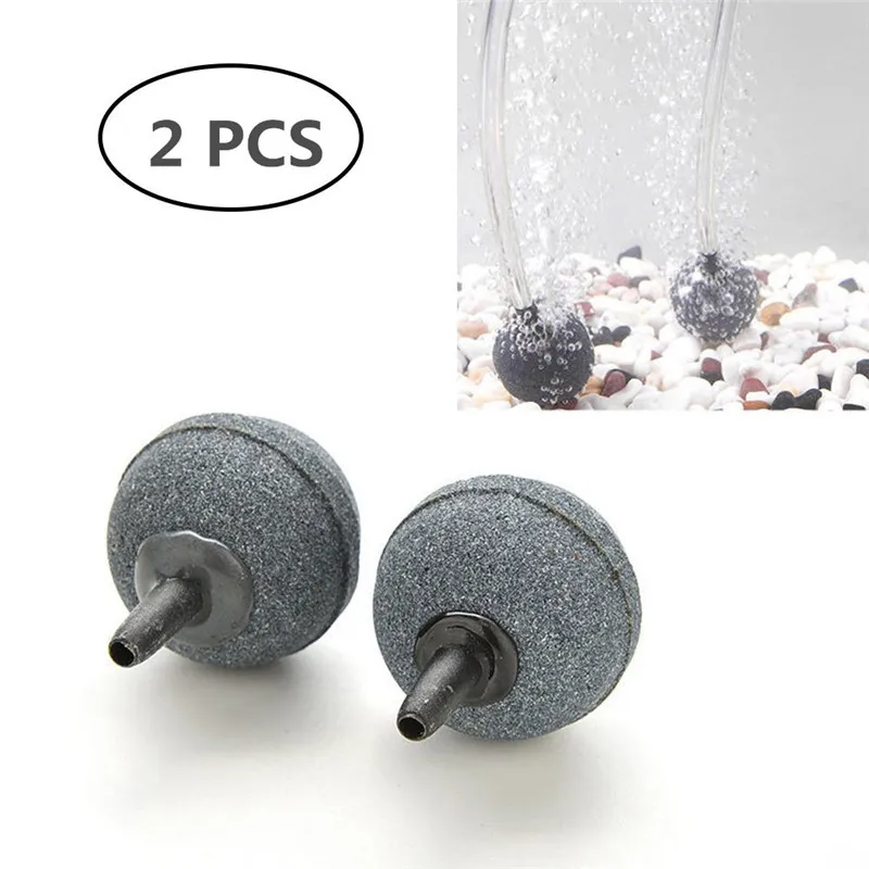 3 2PCS Air Bubble Stone Aerator For Aquarium Fish Tank Pump Hydroponic Oxygen Plate Mini Aquariums Accessories Air Pump Sphere