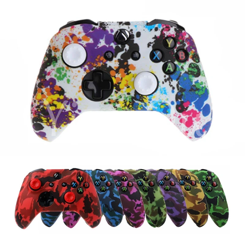 2 in 1 for Microsoft Xbox One X S Slim Controller Silicone Gel Rubber Skin Case + 2 pcs Joystick Grips Analog Stick Caps
2 in 1 for Microsoft Xbox One X S Slim Controller Silicone Gel Rubber Skin Case + 2 pcs Joystick Grips Analog Stick Caps