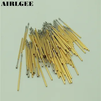 

100 Pieces PL75-A2 1.3mm Concave Tip Spring PCB Testing Contact Probes Pin Free shipping