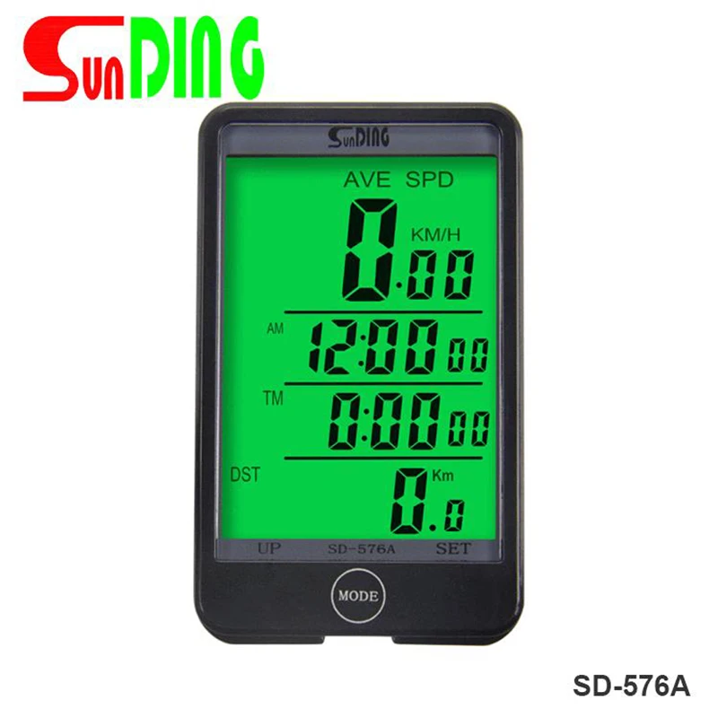 SunDing SD-576A Touch Wired Auto Bike Computer Bicycle Speedometer Odometer Stopwatch with LCD Back light Waterproof
SunDing SD-576A Touch Wired Auto Bike Computer Bicycle Speedometer Odometer Stopwatch with LCD Back light Waterproof