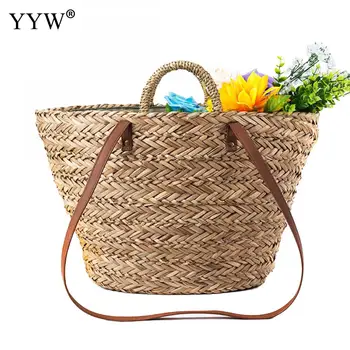 2019 Bohemian Style New Summer Bucket Handmade Bags Women Zipper Beach Weaving Ladies Straw Bag Wrapped Beach Bag
2019 Bohemian Style New Summer Bucket Handmade Bags Women Zipper Beach Weaving Ladies Straw Bag Wrapped Beach Bag