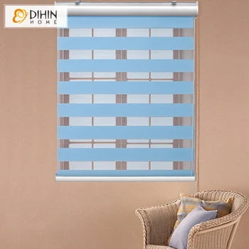Free shipping popular zebra blinds double layer roller blinds for room window customized size
Free shipping popular zebra blinds double layer roller blinds for room window customized size