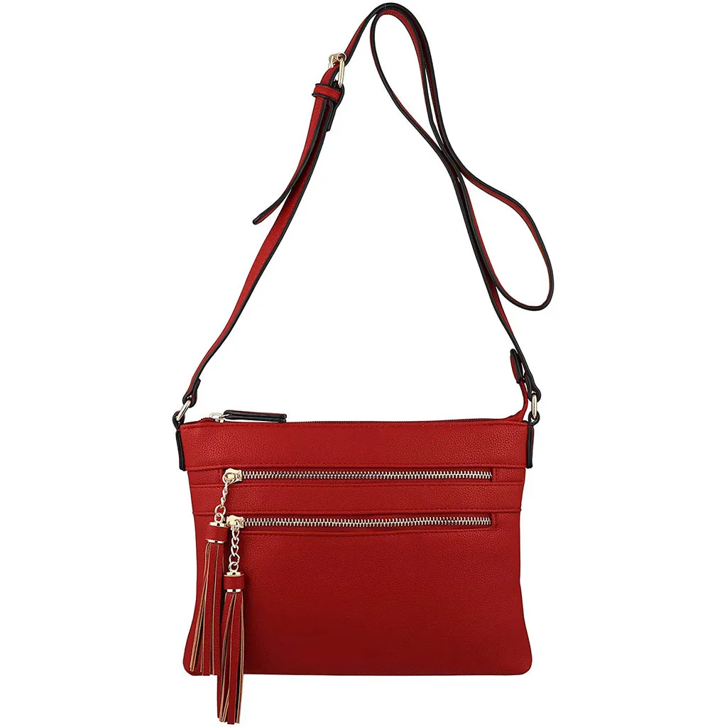 MUQGEW Women Hangbags Solid Color Tassel Shoulder Bags 2019 Design Women Handbags Tote Shoulder Bag Messenger White Red Black
MUQGEW Women Hangbags Solid Color Tassel Shoulder Bags 2019 Design Women Handbags Tote Shoulder Bag Messenger White Red Black