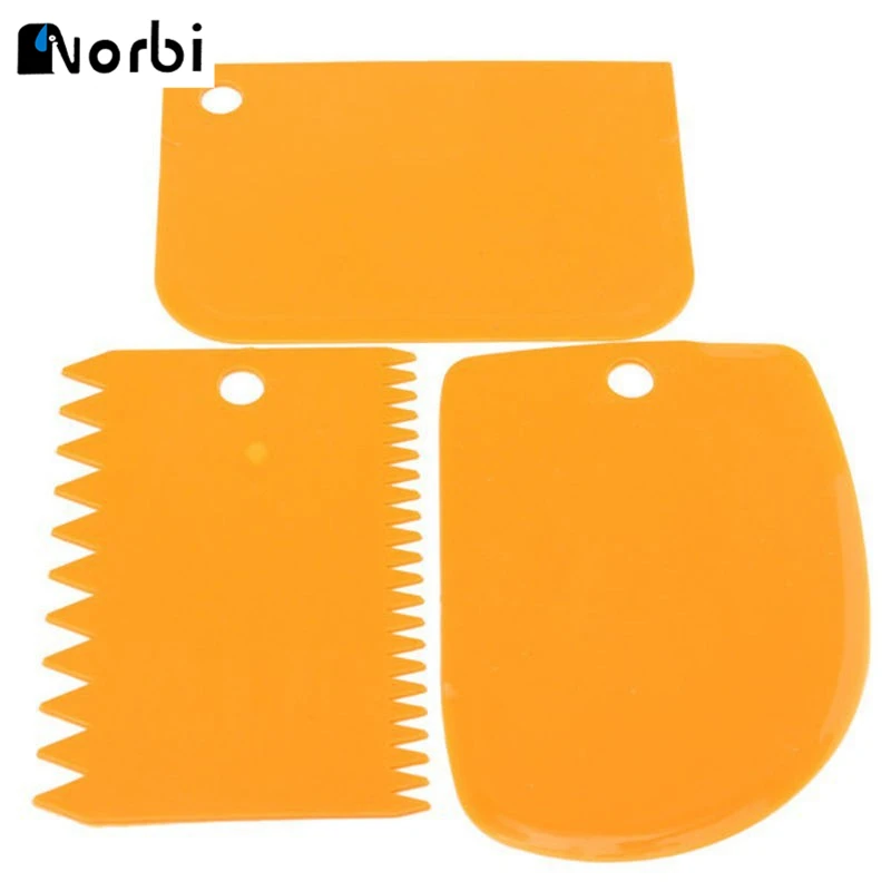 3Pcs/set Plastic Dough Icing Fondant Scraper Cake Decorating Baking Pastry Tools Plain Smooth Jagged Edge Spatulas Cut Bakeware
3Pcs/set Plastic Dough Icing Fondant Scraper Cake Decorating Baking Pastry Tools Plain Smooth Jagged Edge Spatulas Cut Bakeware