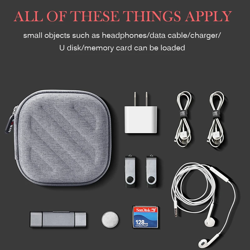 USB Data Cable Bag Portable Mini Earphone Wire Storage Box Case Protective Digital Gadget Devices Storage Organizer Travel Bags
USB Data Cable Bag Portable Mini Earphone Wire Storage Box Case Protective Digital Gadget Devices Storage Organizer Travel Bags