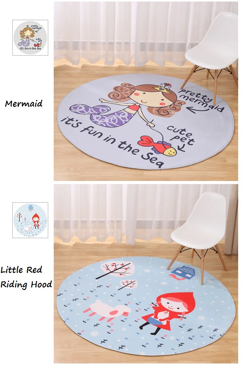New Lovely Animal Round Carpet Diameter 60 80 100 120CM Super Soft New Lovely Animal Round Carpet Diameter 60 80 100 120CM Super Soft