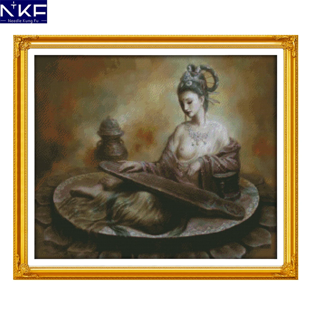 NKF Dunhuang Figures of Naked Pattern Cross Stitch Counted Cross Stitch Kits for Embroidery Cross Crafts Hobby Cross Stitch Sets
NKF Dunhuang Figures of Naked Pattern Cross Stitch Counted Cross Stitch Kits for Embroidery Cross Crafts Hobby Cross Stitch Sets