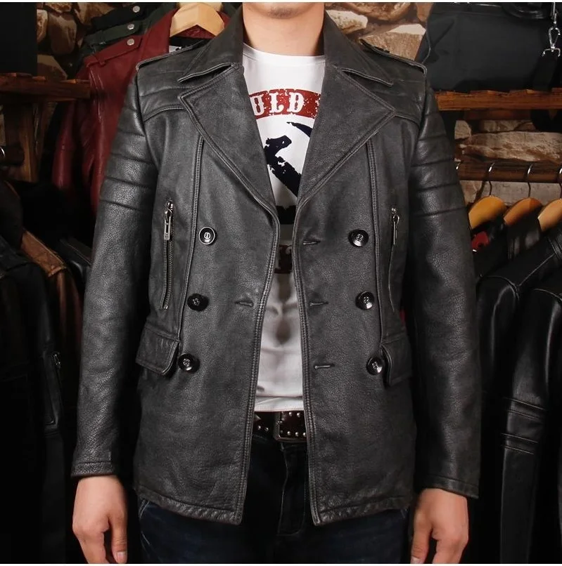 Free shipping.new cool style Brand man thicker vintage cow leather long slim Jackets men's genuine Leather classic jacket.
Free shipping.new cool style Brand man thicker vintage cow leather long slim Jackets men's genuine Leather classic jacket.