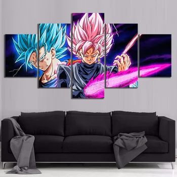 5 Piece Dragon Ball Super Goku N Black Goku Poster Animated Cartoon Wall Paintings for Living Room Decor
5 Piece Dragon Ball Super Goku N Black Goku Poster Animated Cartoon Wall Paintings for Living Room Decor