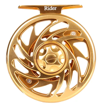 AnglerDream Rider Series 3/4 5/6 7/8 9/10 WT Large Arbor Fly Fishing Reel Gold ColorT6061 CNC Machined Fly Reel
AnglerDream Rider Series 3/4 5/6 7/8 9/10 WT Large Arbor Fly Fishing Reel Gold ColorT6061 CNC Machined Fly Reel