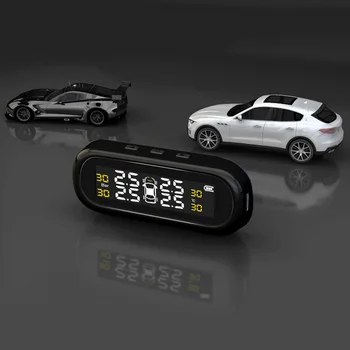 Car Tire Pressure Alarm Monitor System Solar TPMS Display With 4 Sensors Car Tyre Check Monitor Tool
Car Tire Pressure Alarm Monitor System Solar TPMS Display With 4 Sensors Car Tyre Check Monitor Tool