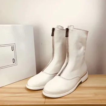 blue beans fashion brand real leather 2018 new winter Do the old boots Martin retro inverted cylinder Retro front zipper boots
blue beans fashion brand real leather 2018 new winter Do the old boots Martin retro inverted cylinder Retro front zipper boots